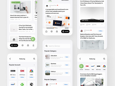 Newsfeed Designs Themes Templates And Downloadable Graphic Elements On Dribbble