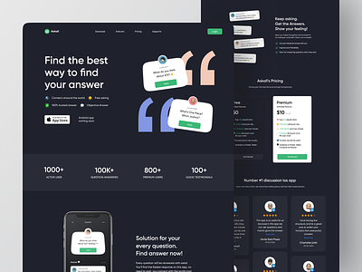 Askall Landing Page Exploration 💬