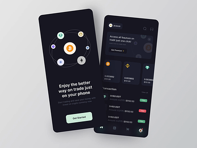 Tradlr - Onboarding Animation animation animations card clean crypto mobile app mobile design onboarding onboarding screen preview principle prototype prototyping splash screen trade trading ui ui kit ux