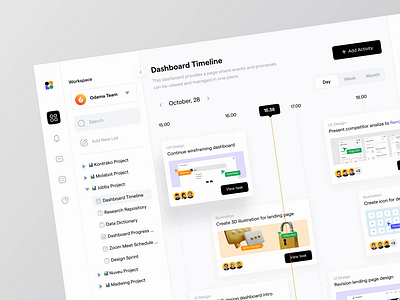 Taskete Dark Mode Animation 🌓 animation animations clean dark darkmode motion graphics principle prototype startup task timeline ui ux web webapp