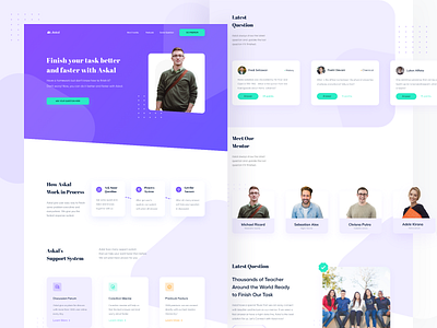 Askal Education Landing Page