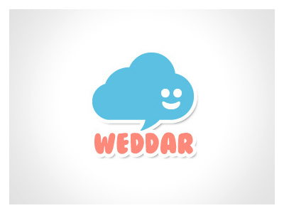 Weddar brand design identity logo mobile
