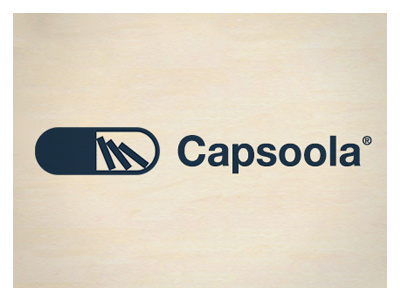 Capsoola app branding design logo mobile