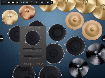 D-volution - fully customizable drumming app