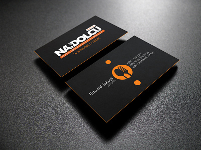 Na Dolcu business cards branding business card design logo