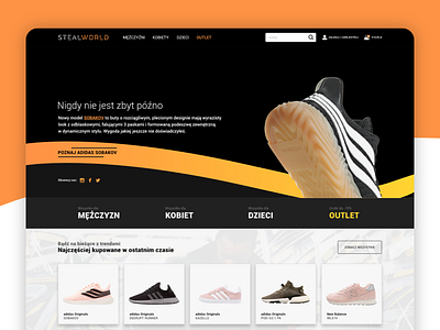 Shoes Ecommerce Store Concept concept design ecommerce makead shoes ui ux website
