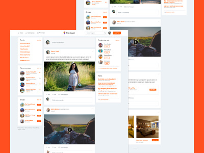 Tripgyan | Social Networking for Travelers | UI