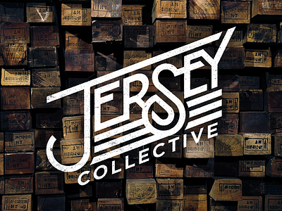 Jersey Collective Overlay branding collective custom handmade jersey lettering logo photography retro type typography vintage