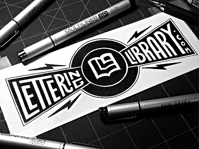 Lettering Library - Newsletter Header