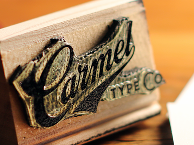 Carmel Type Co. Business Cards - Stamp