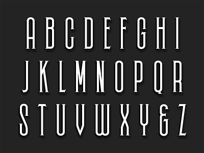 Skyward Serif - Uppercase