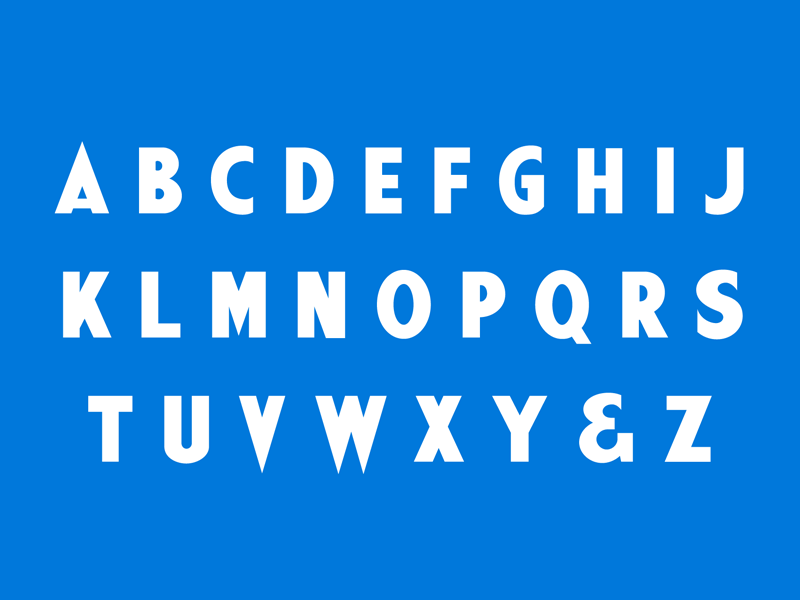 Fargo - by Noel Weber alphabet display font fonts lettering sans serif specimen type typeface typography