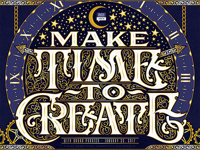 Make Time To Create Poster
