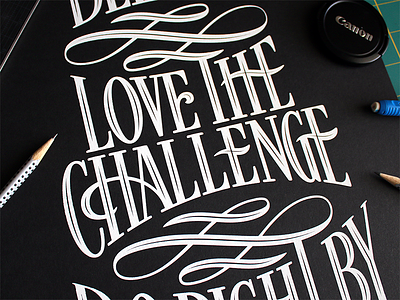 Cornett Manifesto decorative lettering manifesto mission statement swash type typography