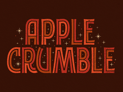 Apple Crumble by Jason Carne on Dribbble