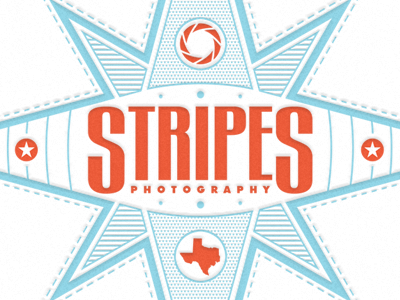 Stripes Photography branding icon identity lettering logo type typography