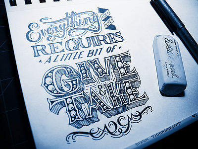 Give & Take by Jason Carne on Dribbble