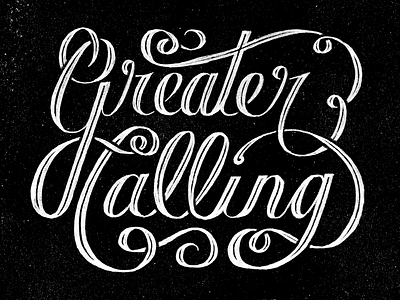 Sevenly - Greater Calling Pt. 2 apparel banner custom flourish handmade label lettering ornamentation script sevenly type typography victorian vintage