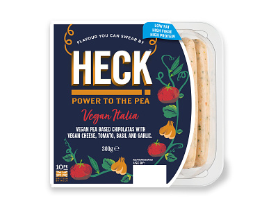 Heck Foods Vegan Range branding burger design food graphic design meat free mince packaging pea sausages vegan vegetarian