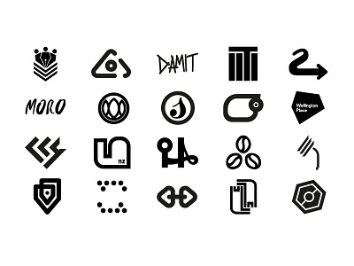 Logo folio brand branding company design glyph illustration logo logo design logo mark type vector