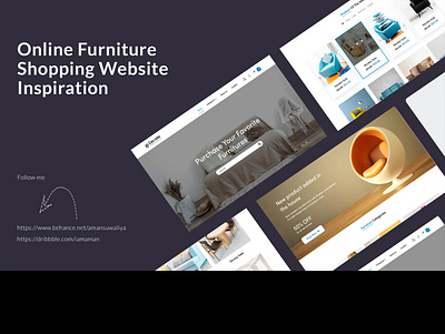 Online Furniture Shopping design furniture store online store ui ux website website design