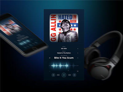 DailyUI:009 Music Player