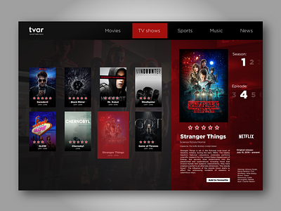 Daily UI:025 TV App