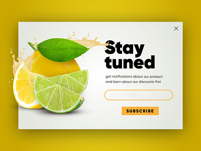 Daily UI:026 Subscribe dailyui