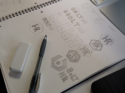 BoltHR Logo Sketch Ideas