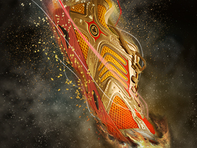 FireWoolf burn burning falling fire firewoolf meteor running shoes space tennis