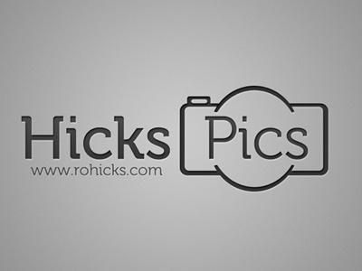 Hicks Pics Identity camera hicks identity logo photography pics