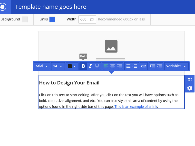 BirchHR Email Template Editor by Ryan O Hicks on Dribbble
