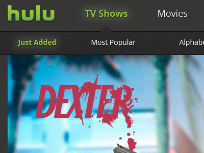 Hulu Refresh - I Wish dexter hulu interface redesign refresh tv user video