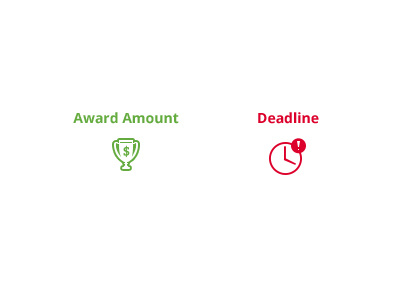 Award and Deadline Icons