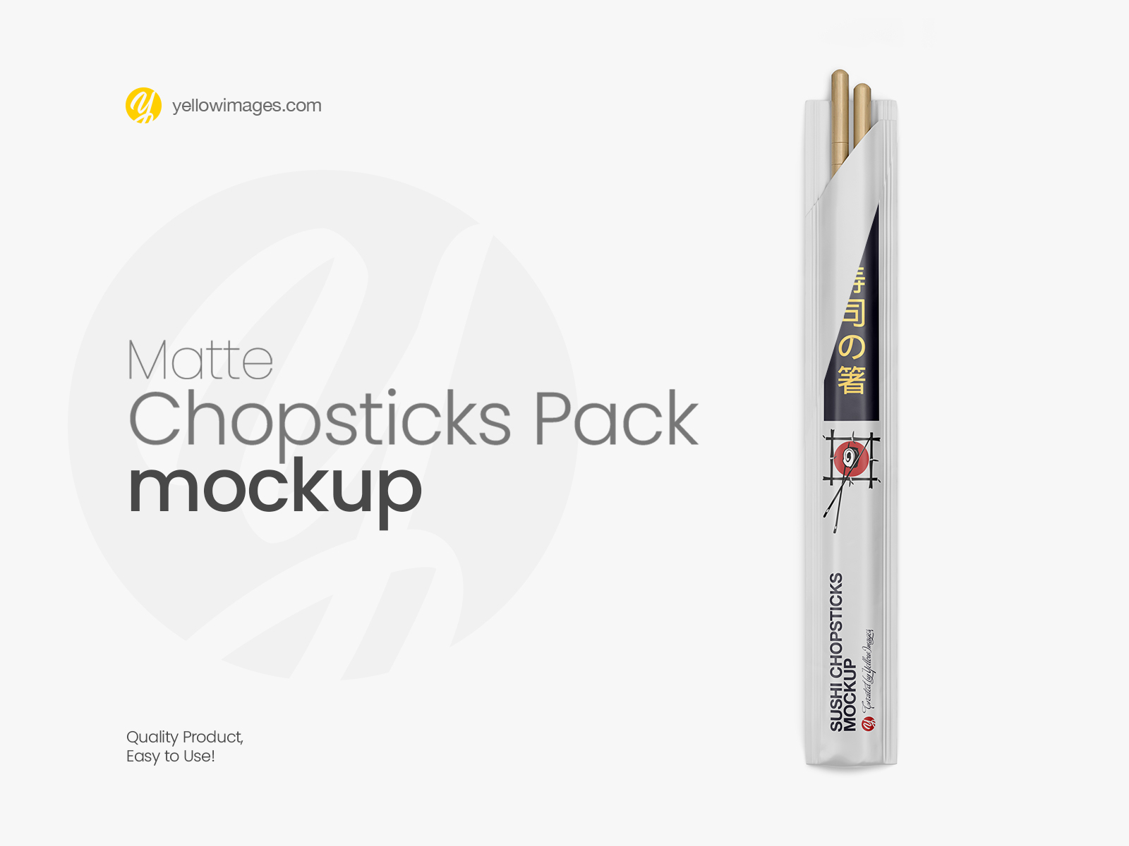 Download Chopsticks In Matte Pack Mockup Top View By Dmytro Ovcharenko On Dribbble PSD Mockup Templates