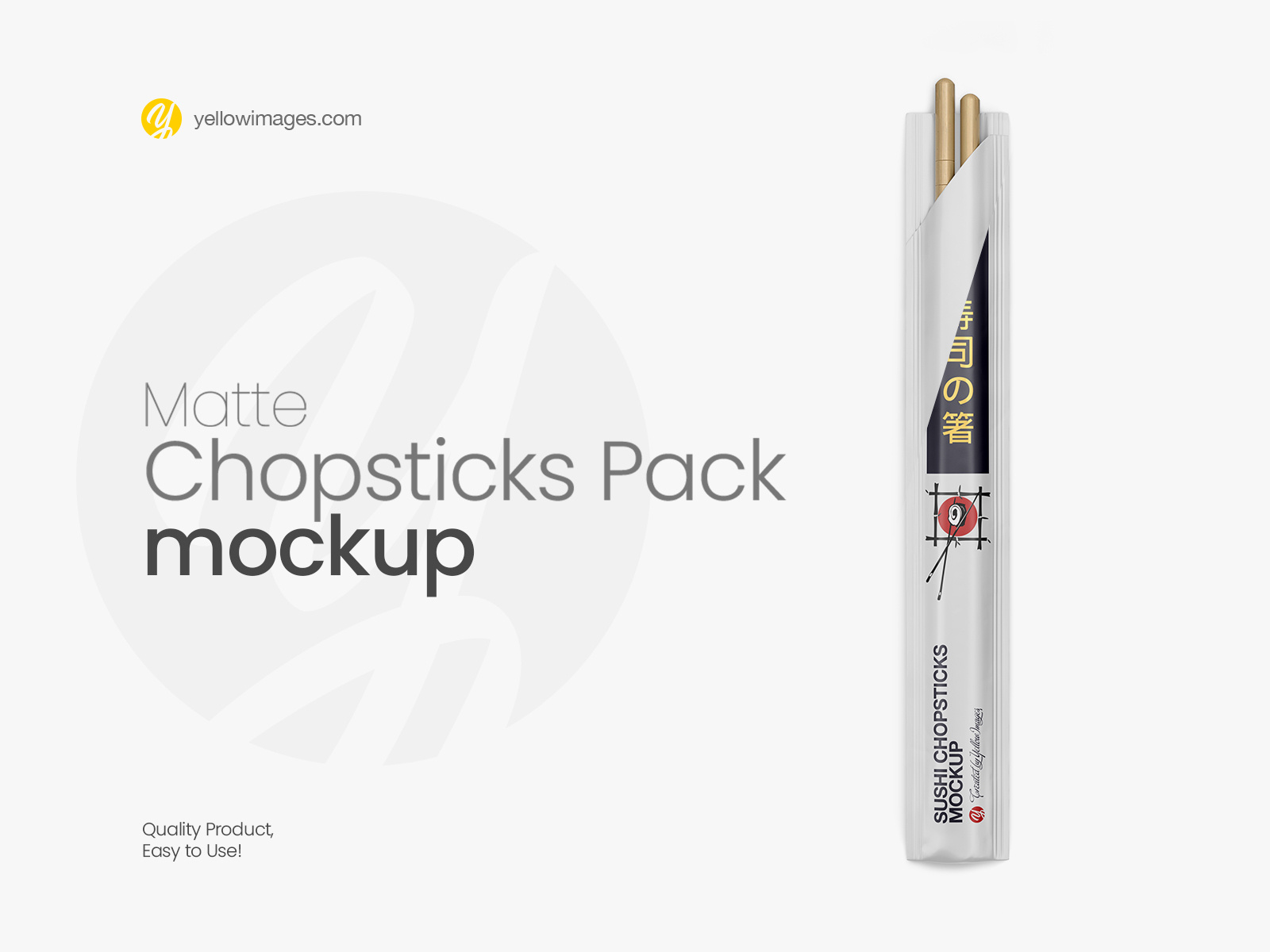 Chopsticks In Matte Pack Mockup Top View By Dmytro Ovcharenko On Dribbble