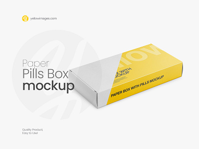 Download 27 Paper Box Amp Pills Psd Mockup Object Mockups PSD Mockup Templates