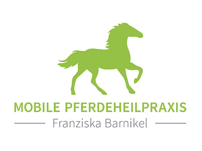 Franziska Barnikel - Mobile Pferdeheilpraxis branding design friend healing health healthcare horse horses logo