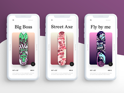 Skateboard selection | 💎 Sketch Freebie