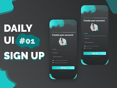 DailyUI #01 - Sign Up