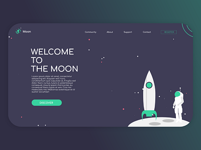 DailyUI #03 - Landing Page