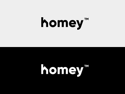 homey branding logo minimal typography