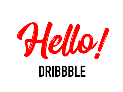 Hello Dribbble!