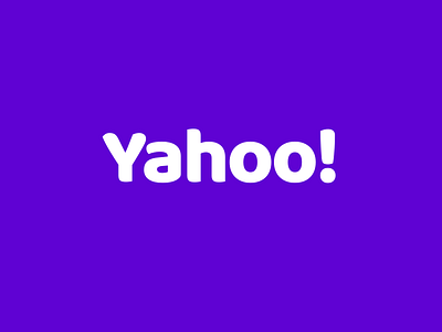Yahoo! branding icon logo minimal typography