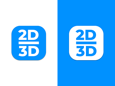 2D/3D app icon app branding icon logo minimal mobile tech