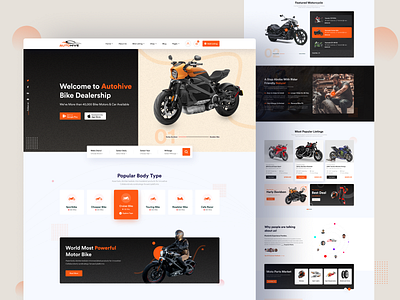 Motorcycle Dealership Website