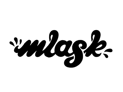 Mlask_draft01 branding lettering logo mlask sketch type typography