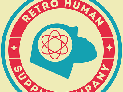 Retro Human Supply Company adobe illustrator adobe photoshop branding design graphic design logo mid-century retro vector vintage