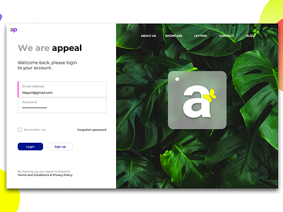 APPEAL design ui ux web