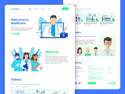 MediCare Landing Page